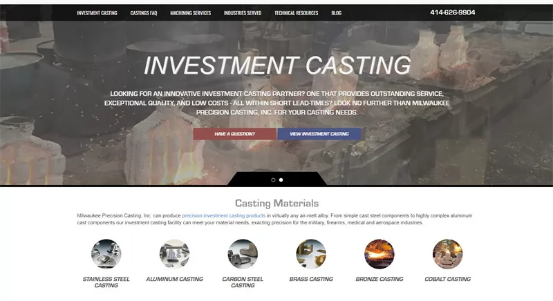 PRECISION ENGINEERED INVESTMENT CASTING